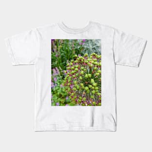 nature in the form of wildflowers Kids T-Shirt